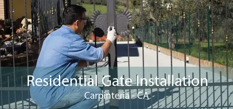 Residential Gate Installation Carpinteria - CA