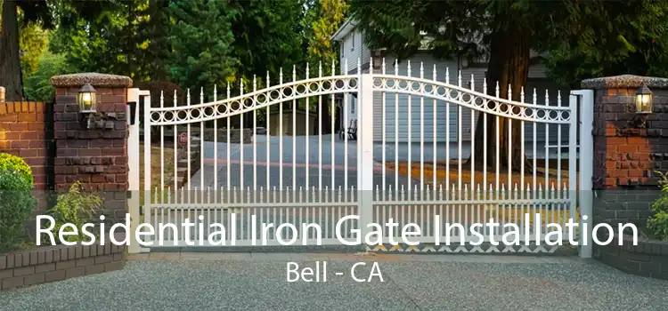 Residential Iron Gate Installation Bell - CA