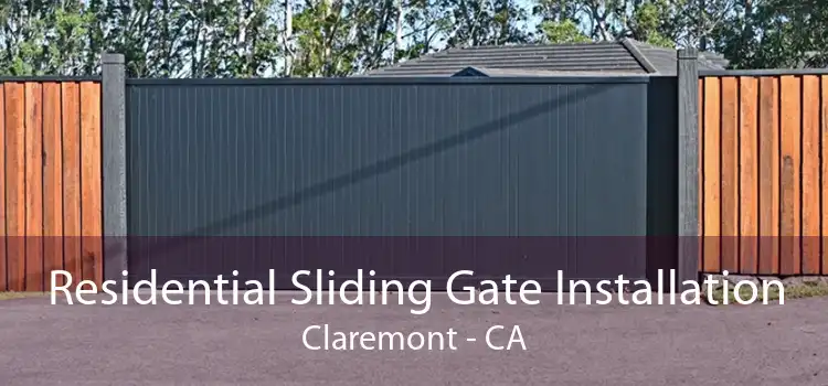 Residential Sliding Gate Installation Claremont - CA