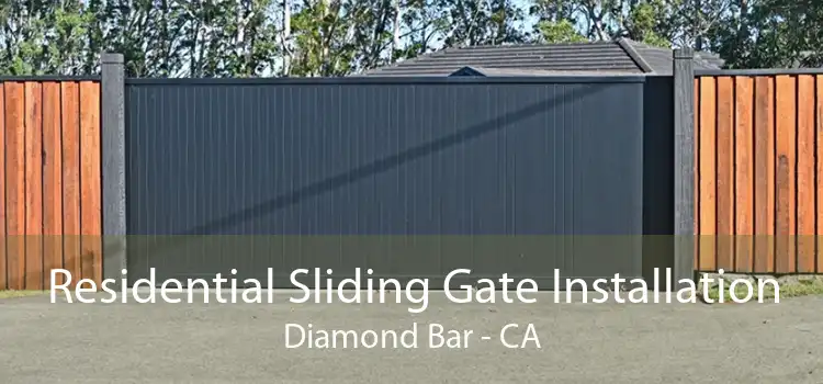 Residential Sliding Gate Installation Diamond Bar - CA