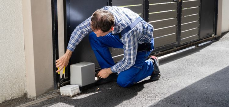 Residential Gate Track Kit Installation